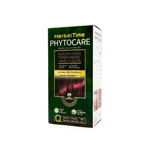 ENERGY OF VITAMINS HERBAL TIME Phytocare Farba do włosów naturalna 4R Dark Sourcherry