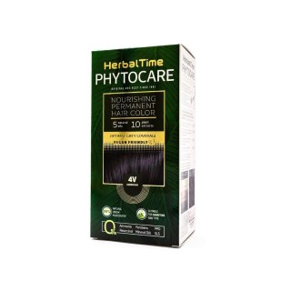 Energy of Vitamins HERBAL TIME Phytocare farba do włosów naturalna 4V Aubergine