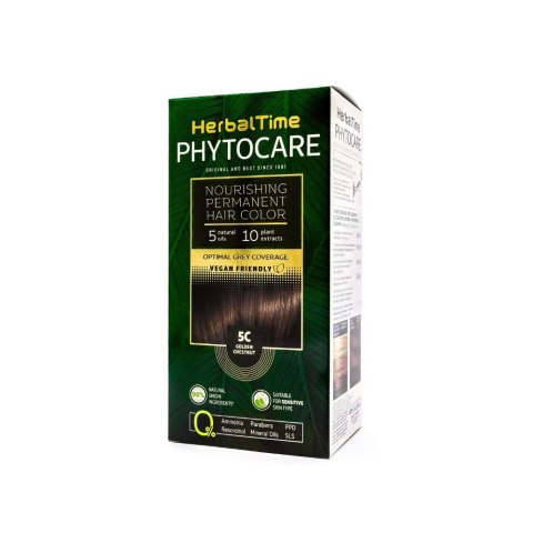 Energy of Vitamins HERBAL TIME Phytocare farba do włosów naturalna 5C Golden Chestnut