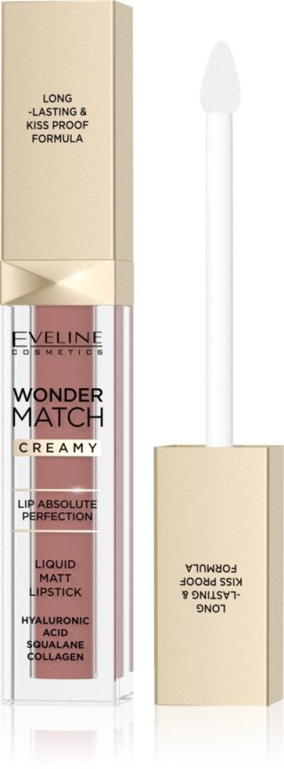 Eveline Matowa Pomadka w Płynie Wonder Match Creamy nr 09 - Dream Nude 6.8 ml