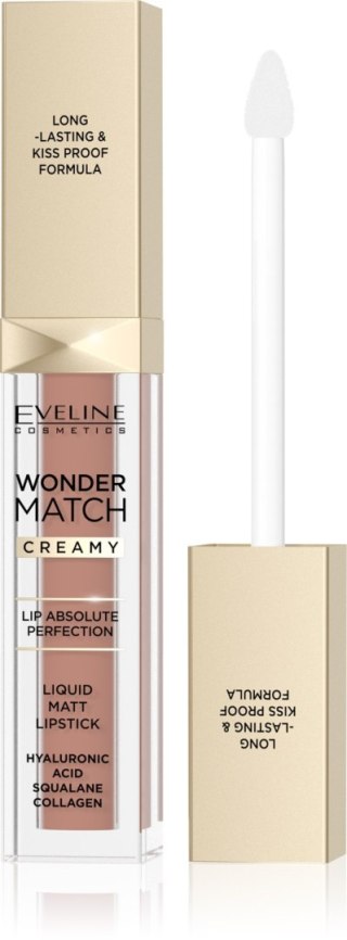 Eveline Matowa Pomadka w Płynie Wonder Match Creamy nr 11 - Milky Nude 6.8 ml