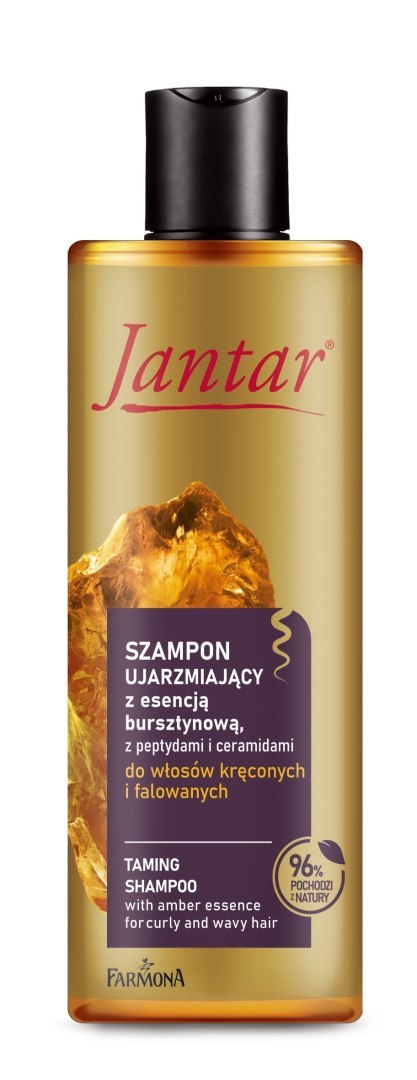 Farmona Jantar szampon ujarzmiający z esencją bursztynową do włosów kręconych i falowanych 300 ml