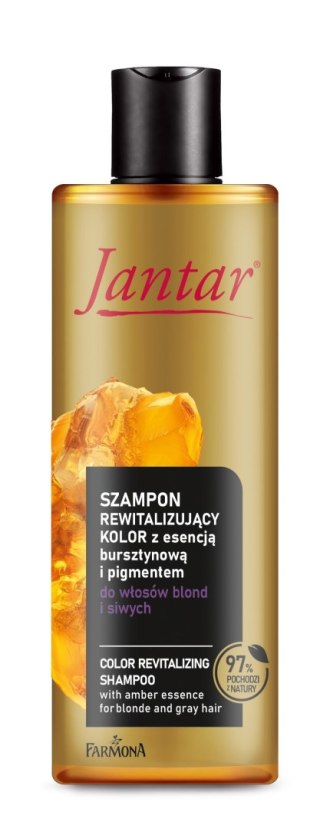Farmona JANTAR szampon rewitalizujący kolor do włosów blond i siwych z esencją bursztynową 300 ml