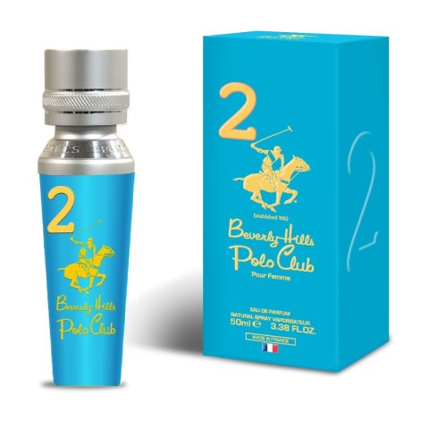 Beverly Hills Polo Club 2 Woda perfumowana damska 50 ml - Nowoczesna lekkość i klasyka fougere