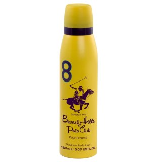 BEVERLY HILLS Polo Club 8 Dezodorant w Sprayu dla Kobiet 150 ml