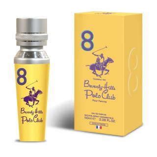 Beverly Hills Polo Club 8 Woda perfumowana damska 50 ml - Egzotyczna świeżość w kalifornijskim stylu