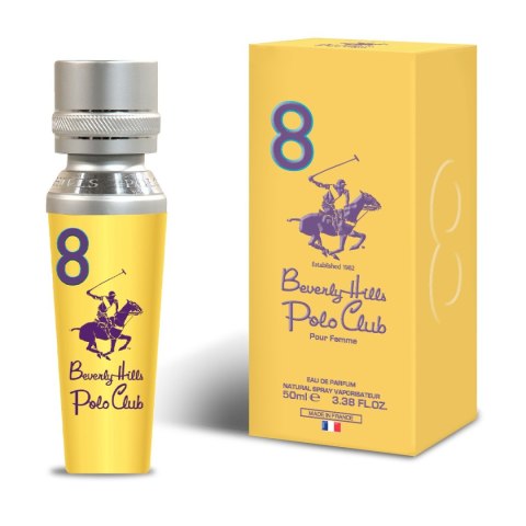 Beverly Hills Polo Club 8 Woda perfumowana damska 50 ml - Egzotyczna świeżość w kalifornijskim stylu
