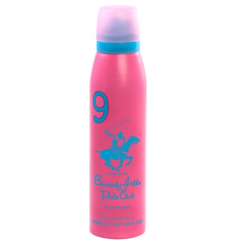 BEVERLY HILLS Polo Club 9 Dezodorant w Sprayu dla Kobiet 150 ml