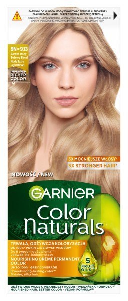 Garnier Color Naturals farba nr 9N (9.13) - Bardzo Jasny Beżowy Blond 1 op.