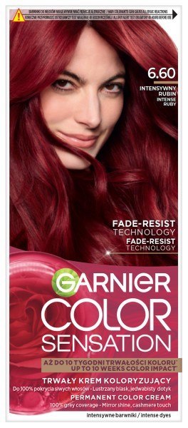 Garnier Color Sensation krem koloryzujący nr 6.60 - Intensywny Rubin 1 op.