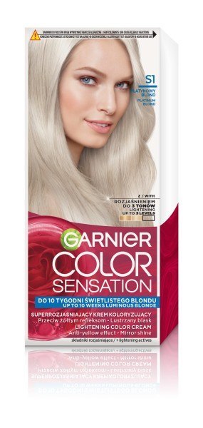 Garnier Color Sensation krem koloryzujący nr S1 - Platynowy Blond 1 op.