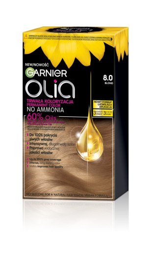 Garnier Olia farba do włosów nr 8.0 Blond