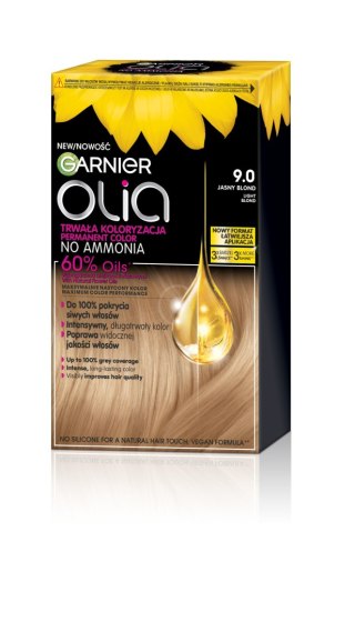 Garnier Olia farba do włosów nr 9.0 Light Blond - Jasny blond
