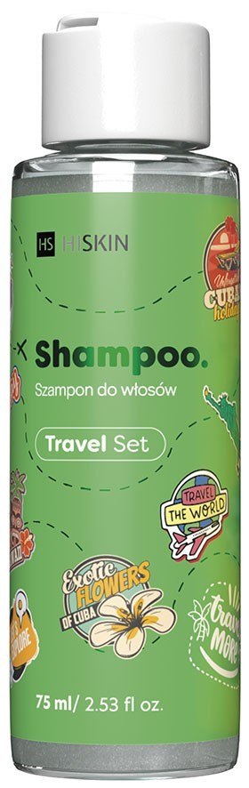 Hiskin Travel Set szampon do włosów 75 ml