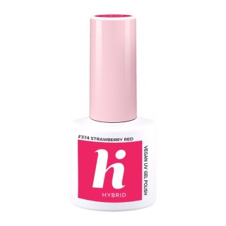 Hi Hybrid lakier hybrydowy #374 Strawberry Red 5 ml