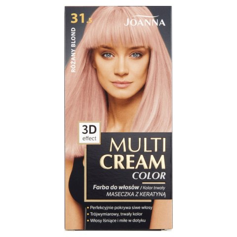 Joanna Multi Cream Color farba do włosów nr 31.5 Różany Blond.