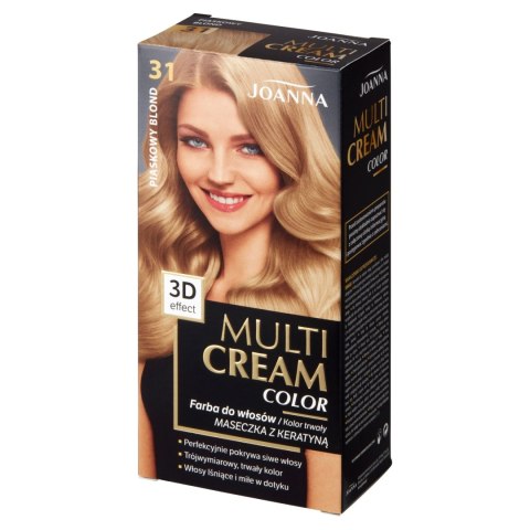 Joanna Multi Cream Color farba do włosów nr 31 Piaskowy Blond.