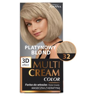 Joanna Multi Cream Color farba do włosów nr 32 Platynowy Blond.