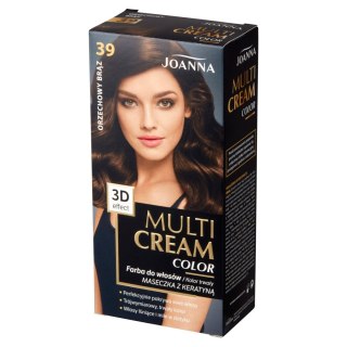 Joanna Multi Cream Color farba do włosów nr 39 Orzechowy Brąz.