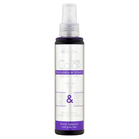 Joanna Ultra Color płukanka do włosów w sprayu srebrna 150 ml