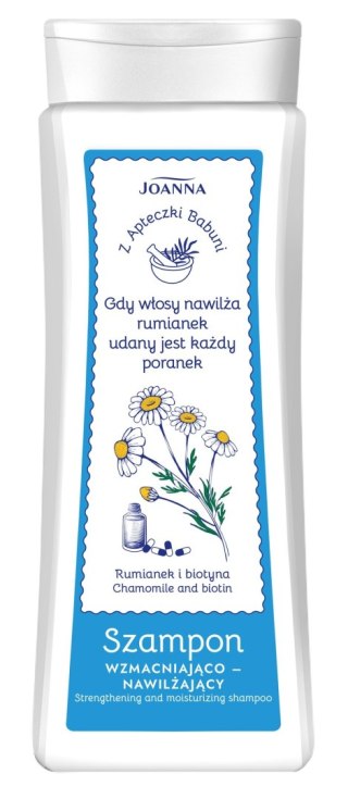 Joanna z Apteczki Babuni szampon do włosów - rumianek i biotyna 300 ml