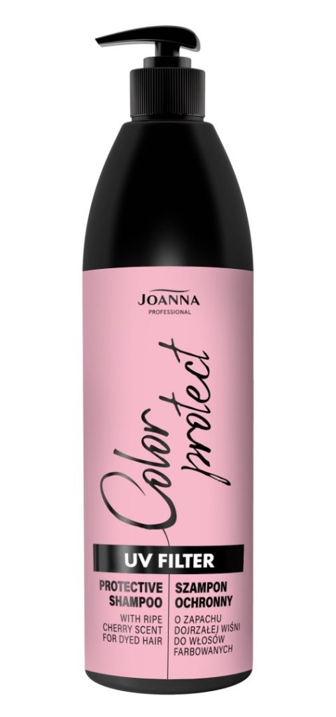 Joanna Professional UV Filter szampon ochronny o zapachu dojrzałej wiśni 1000 ml