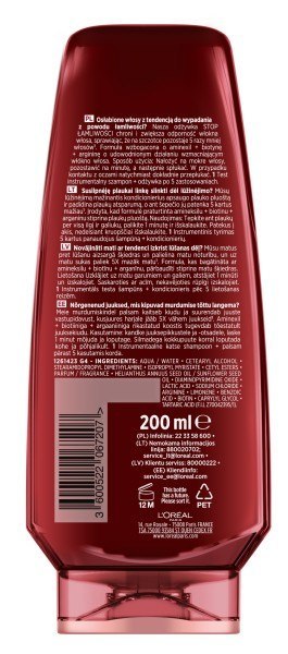 LOREAL LOR ELSEVE odżywka 200ml ARGININE RESIST&