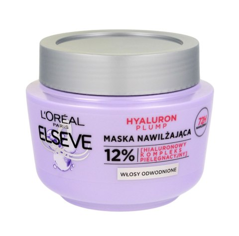 L'Oréal Paris Elseve Hyaluron Plump maska nawilżająca do włosów odwodnionych 300 ml