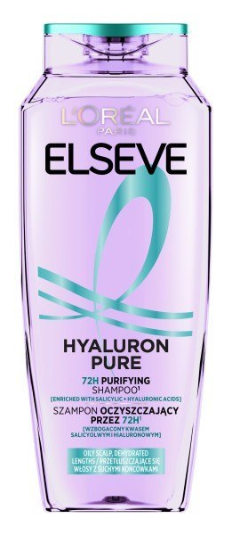 L'Oréal Paris Elseve Hyaluron Pure szampon oczyszczający do włosów 400 ml