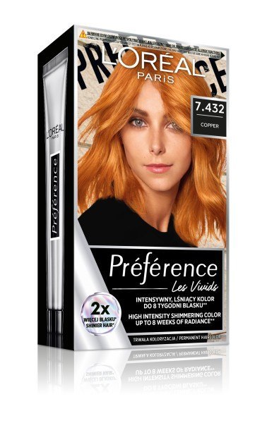 L'Oréal Paris PREFERENCE VIVIDS 7.432 Copper