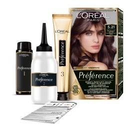 L'Oréal Paris Preference farba do włosów 5.21 Zimny Opalizujący Jasny Brąz