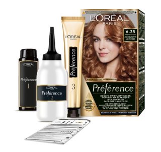 L'Oréal Paris Preference farba do włosów 6.35 Jasny Bursztyn 1 op.