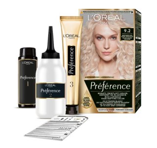 L'Oréal Paris Preference farba do włosów 9.2 - Bardzo Bardzo Jasny Beżowy Perłowy Blond 1 op.