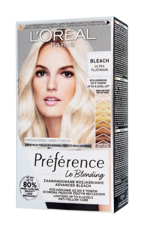 L'Oréal Paris Preference farba do włosów Ultra Platinum Bleach 1 op.