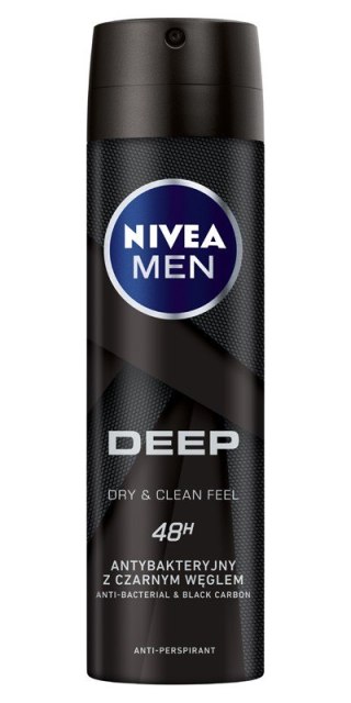 NIVEA MEN Deep Darkwood Antyperspirant w Sprayu 150 ml