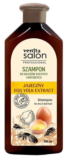 Venita Salon Professional szampon Jajeczny do włosów suchych i matowych 500 ml