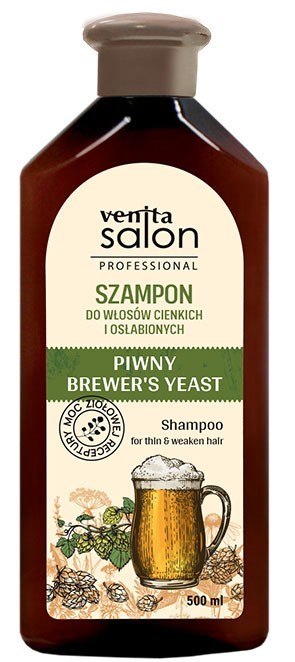 Venita Salon Professional szampon piwny do włosów cienkich i osłabionych 500 ml