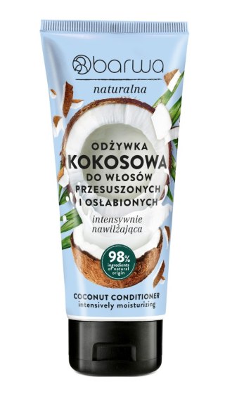 Barwa Naturalna odżywka intensywnie nawilżająca do włosów Kokosowa 200 ml