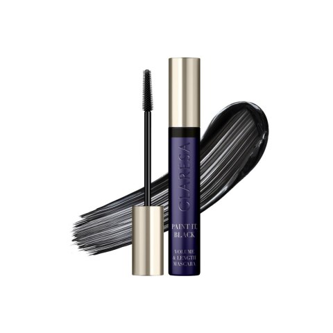 Claresa Tusz do Rzęs Paint It Black Volume & Length Wydłużająco-Pogrubiający Czarny 10 g