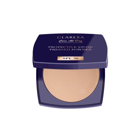 Claresa Puder Prasowany Utrwalający z Filtrem SPF 30 Protective Stone Pressed Powder Universal 10 g