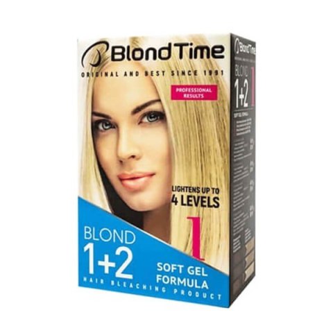 Energy of Vitamins BLOND TIME 1 rozjaśniacz do włosów do 4 tonów - Blond 1+2 120 ml