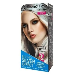Energy of Vitamins BLOND TIME 2 rozjaśniacz do włosów do 4 tonów - Blond Silver Effect 135 ml