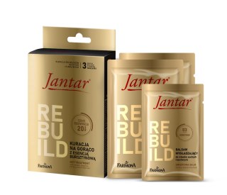Farmona Jantar kuracja na gorąco z esencją bursztynową do włosów suchych i łamliwych 20 ml+20 ml+10 ml