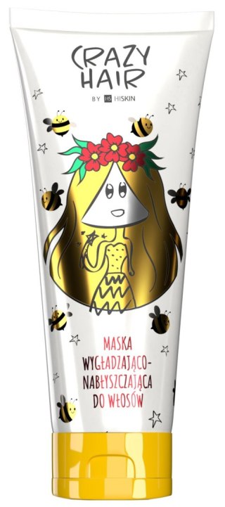 Hiskin Crazy Hair maska wygładzająco nabłyszczająca do włosów - z miodem 250 ml