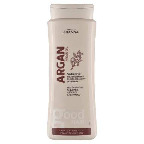 Joanna Argan Oil szampon regenerujący do włosów suchych i zniszczonych z olejkiem arganowym 400 ml