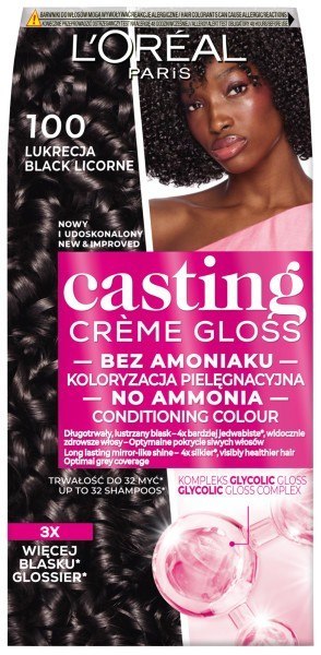 L'Oréal Paris Casting Creme Gloss krem koloryzujący nr 100 Lukrecja