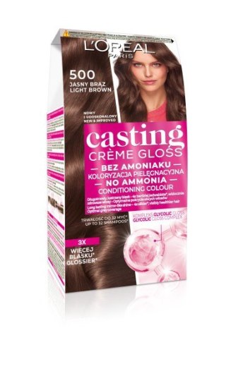 L'Oréal Paris Casting Creme Gloss krem koloryzujący nr 500 Jasny Brąz