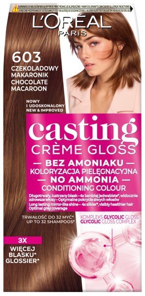 L'Oréal Paris Casting Creme Gloss krem koloryzujący nr 603 Czekoladowy Nugat