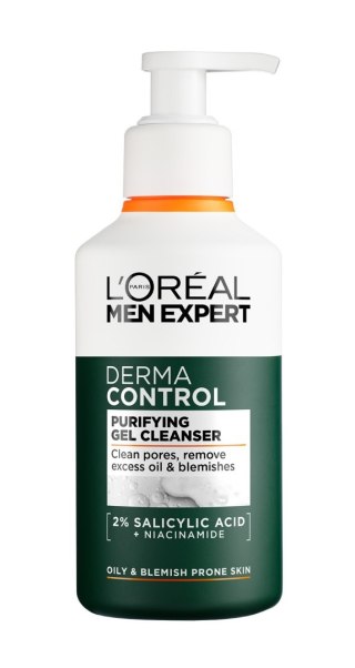 L'Oréal Paris Men Expert Derma Control oczyszczający żel do mycia twarzy 260 ml