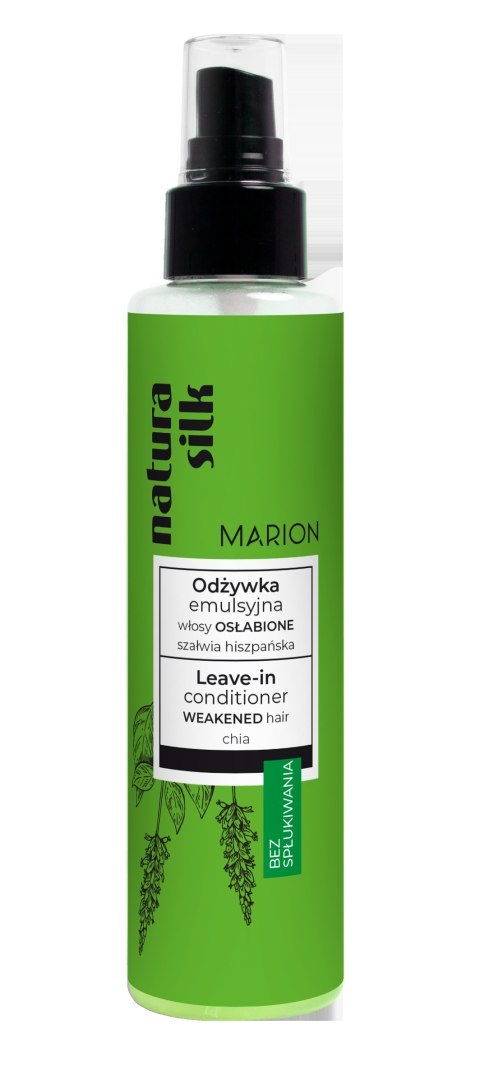 Marion Natura Silk odżywka emulsyjna bez spłukiwania włosy osłabione 150 ml